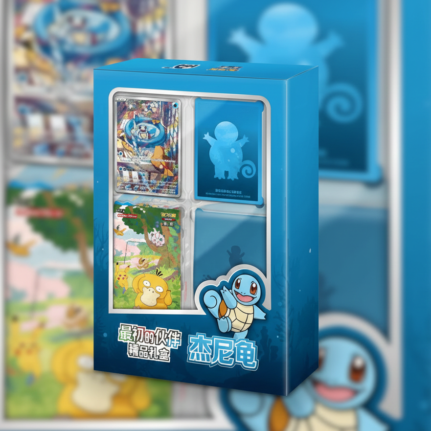 Collect 151: First Partner Premium Gift Box – Squirtle
